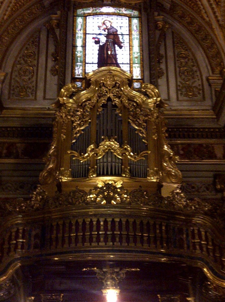 Portuguese church west end organ case
