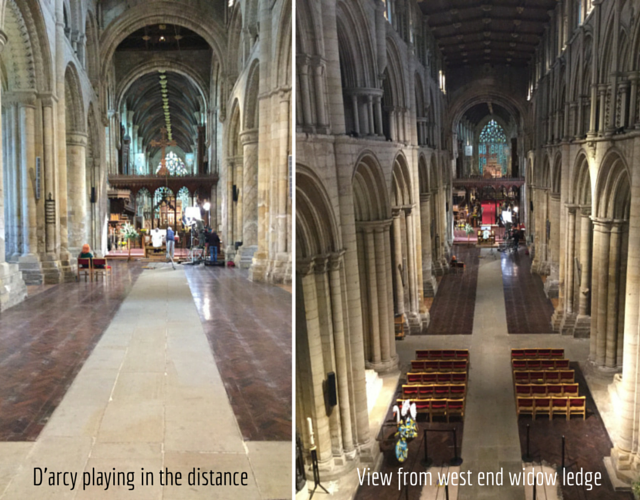 Internal view of Selby Abbey