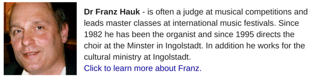 Dr Franz Hauk, organist