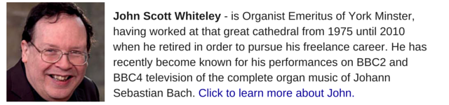 John Scott Whiteley, organist