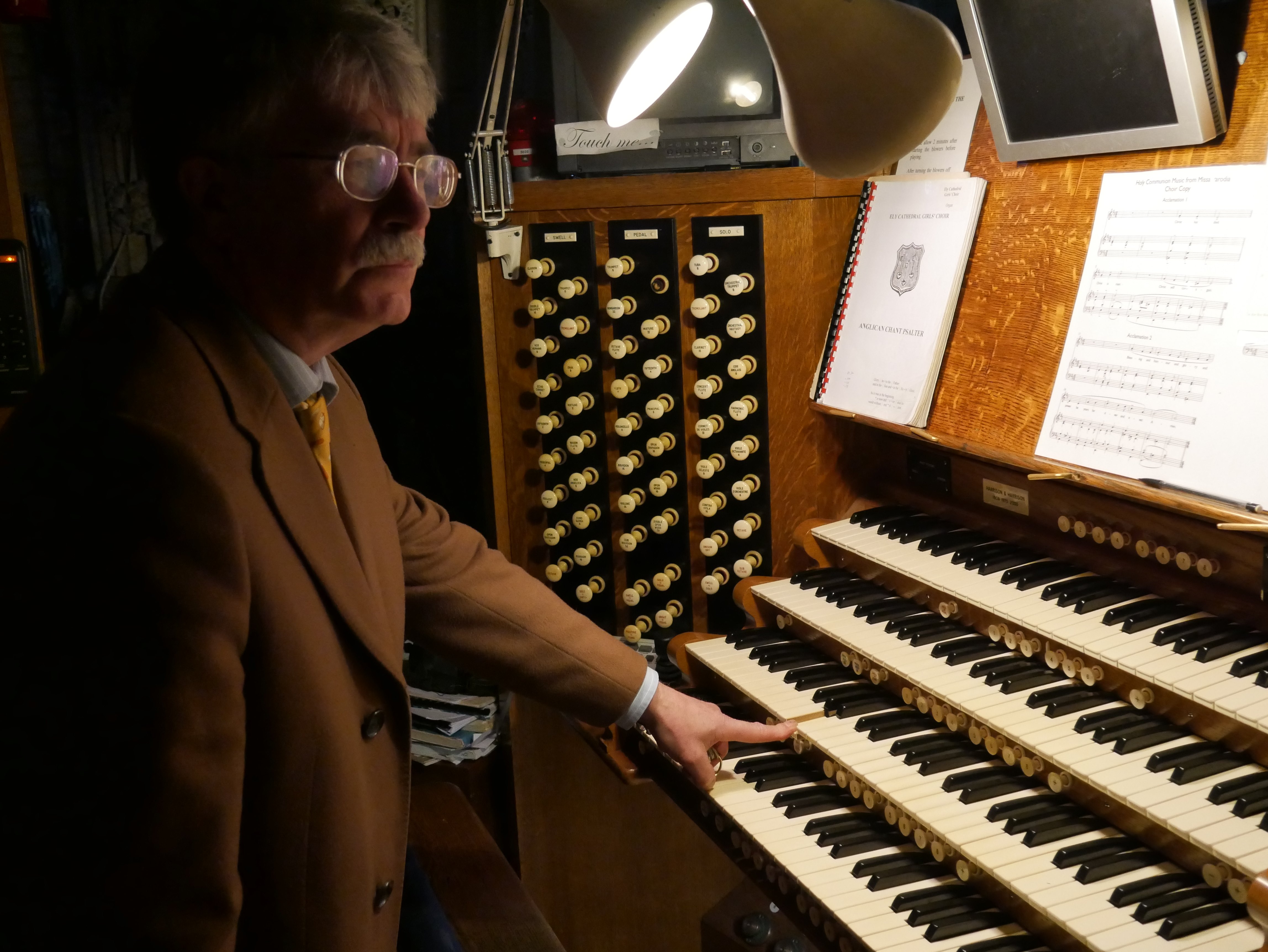 Harrison Pipe Organ tuning, Ely Cathedral