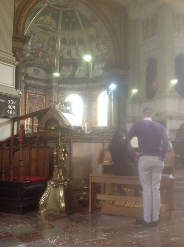 Viscount organ in St Marylebone Parish Church