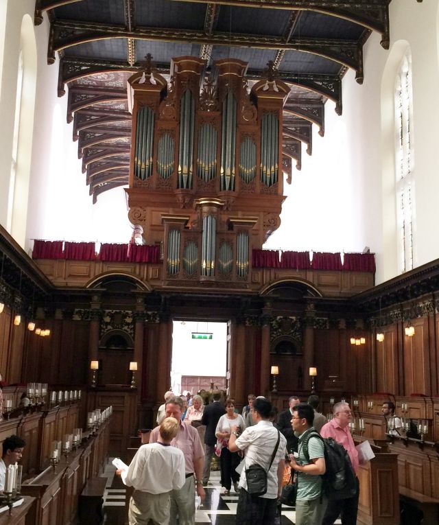 Trinity Organ, viewed from the East 