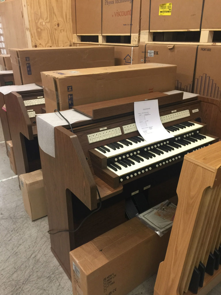 22 New Viscount Digital Organs delivered