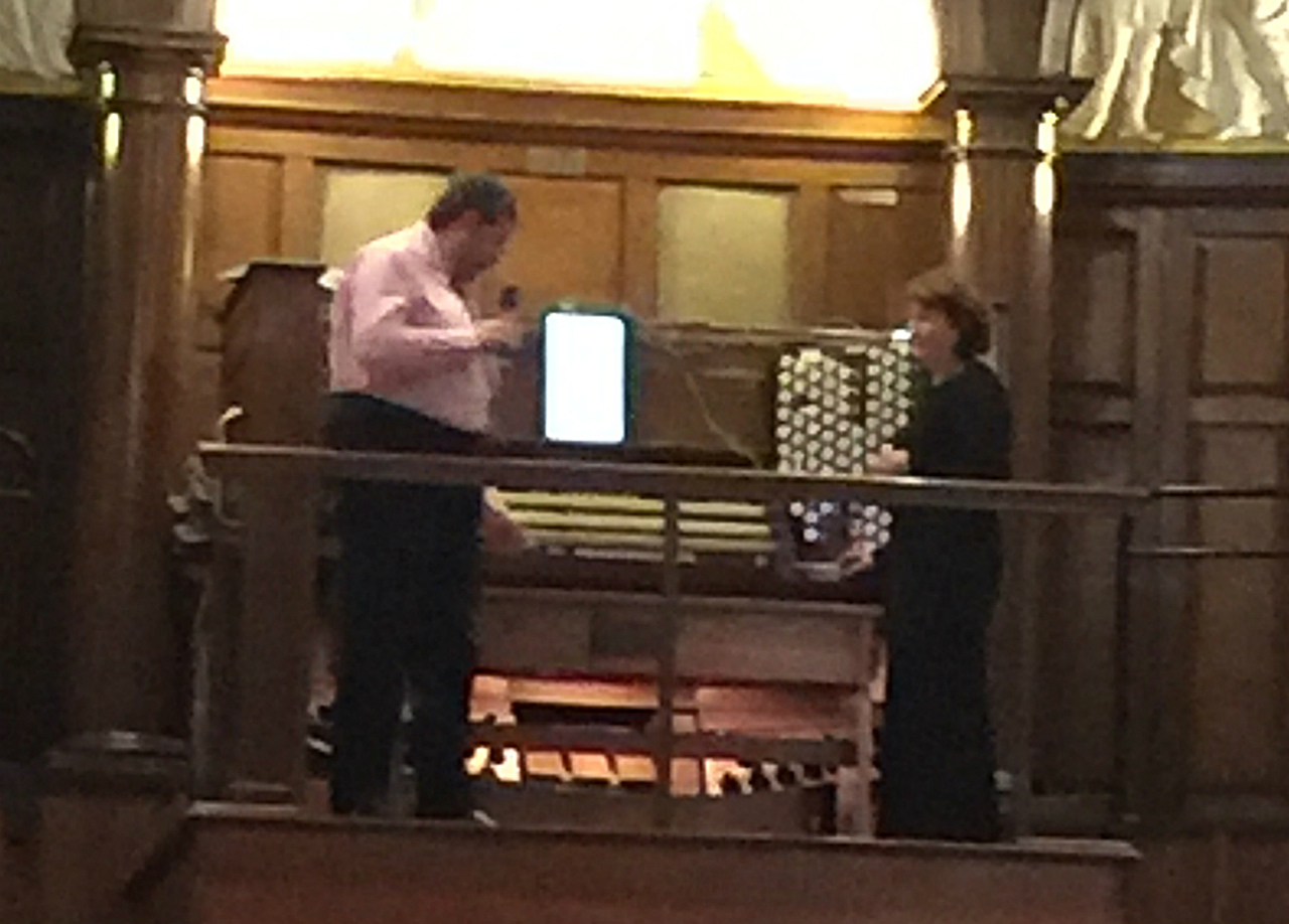 OrganFest - Kevin Bowyer and Assistant