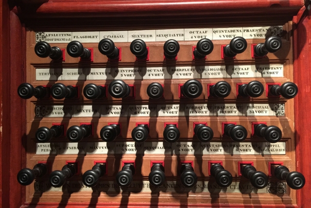 St Bavo Kerk Haarlem Organ Left Jamb