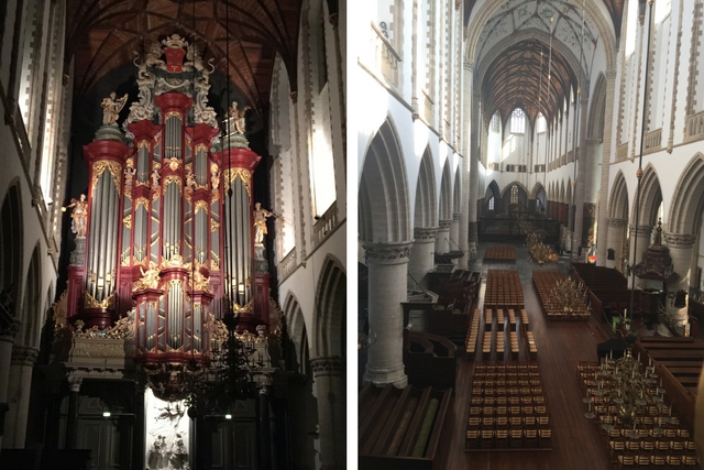St Bavo Kerk Haarlem Organ and View Nave