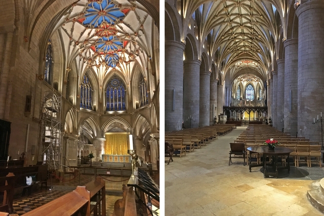 Tewksbury Abbey - view altar and nave