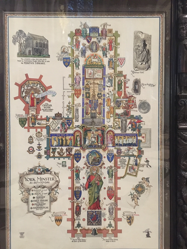 York Minster - Decorated floor plan