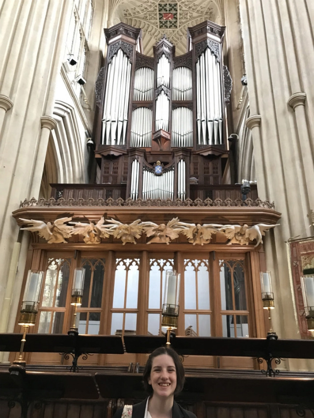 Anna Hallett - Bath Abbey Organ Loft