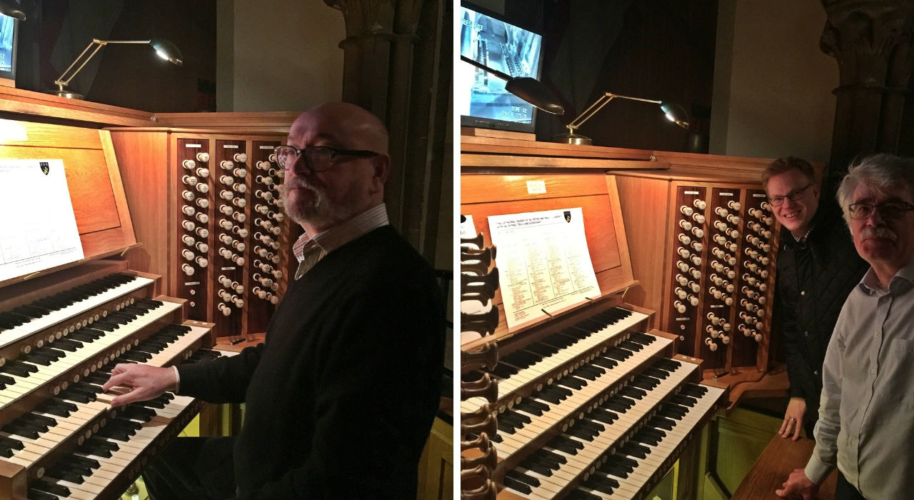 Llandaff Cathedral Pipe Organ Console