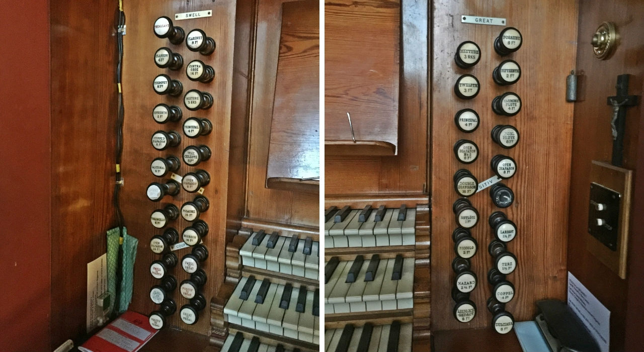 St Germans Church Pipe Organ Jambs