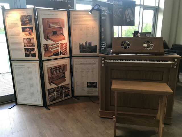 Viscount Organs stand at MTA 2019