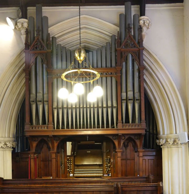 Brindley and Forster organ St Andrews Church