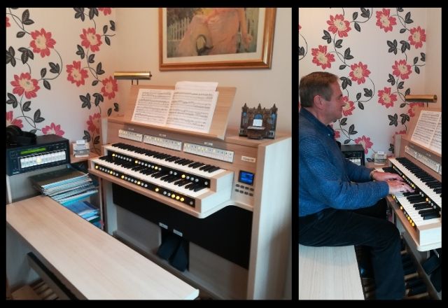 Viscount Chorum 40-S organ customer Graham Twist