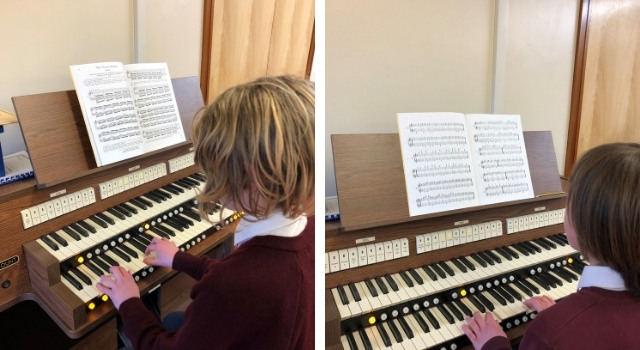 Organ music at Holy Trinity School Ramsgate