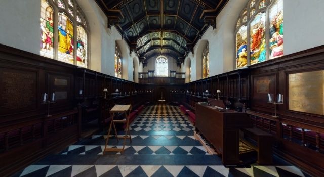 Peterhouse College Chapel from east end
