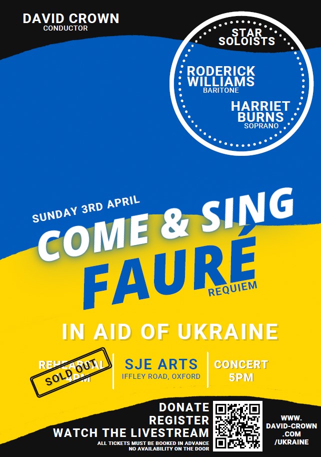 Sing for Ukraine with David Crown