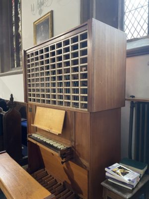 Small 3 rank Peter Collins Pipe Organ for sale - Viscount Organs