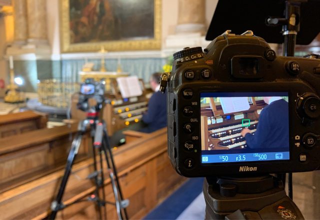 Filming choir and organ tutorial