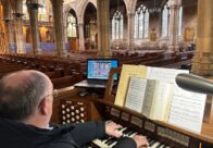 St Marys Beverley. Richard Goodall voicing the Viscount organ
