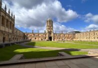 Viscount Organ van from across the Christ Church quad