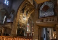 Luxembourg Notre Dame Cathedral east end organ both east facing cases