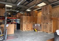 Viscount warehouse almost empty