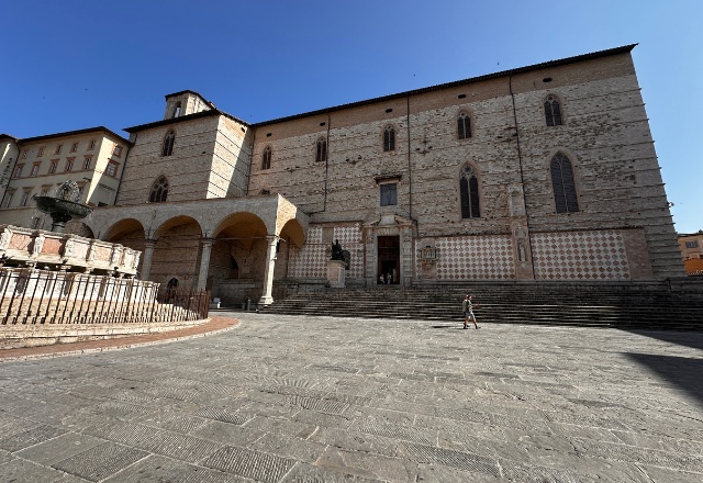 Outside Perugia Cathedral