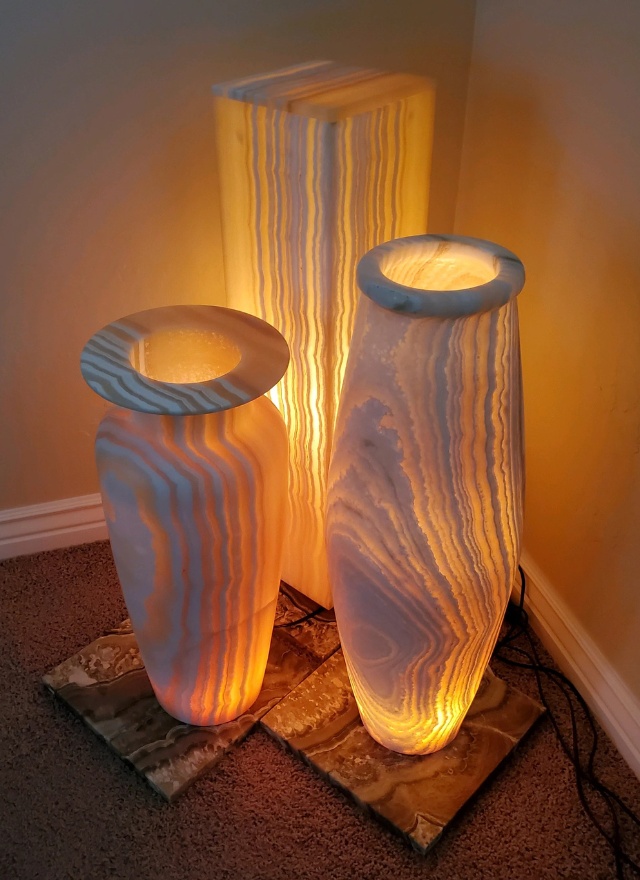 Alabaster vases