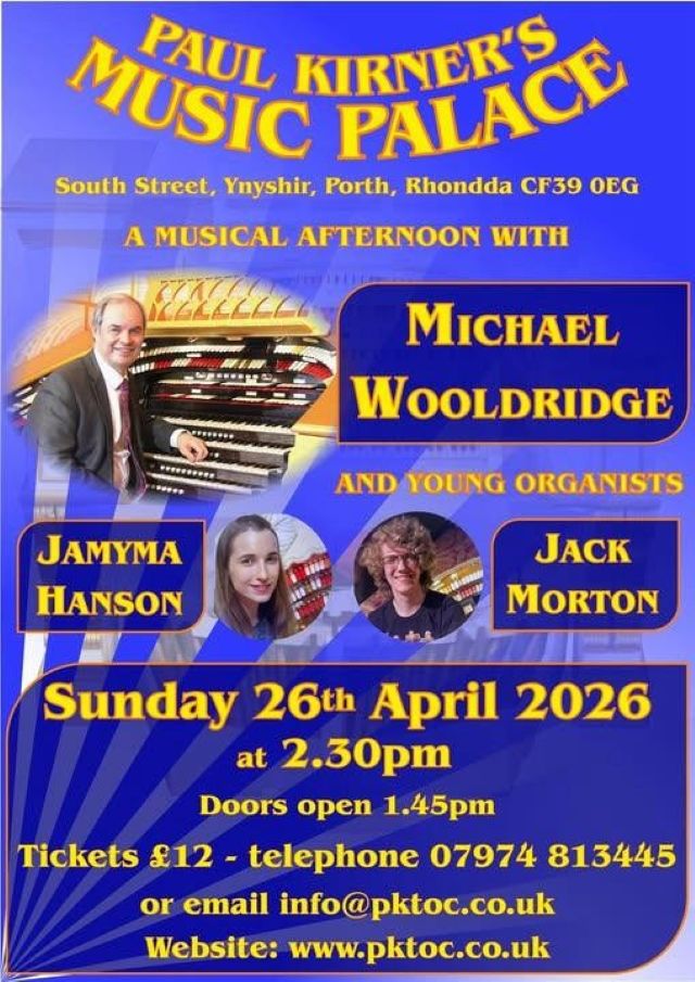 Paul Kirners music palace event poster