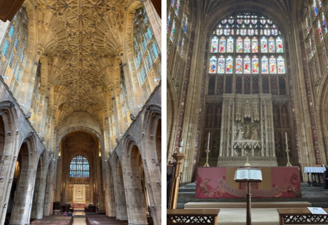 Sherborne Abbey Ceiling and east end window