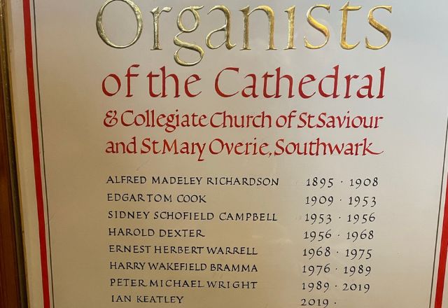Organists of Southwark Cathedral